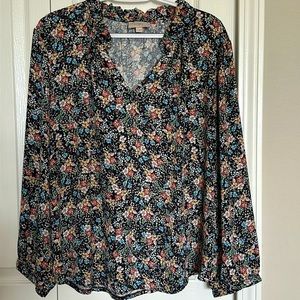 3 loft ruffle neck tops